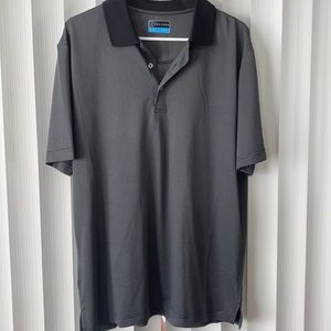 Large Men’s PGA tour black and white polo